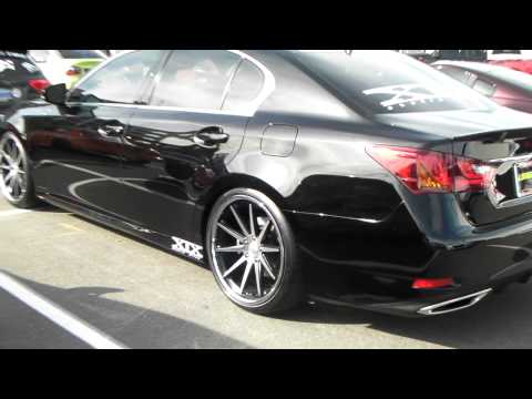 DUBSandTIRES.com 22'' XIX X31 Machined Black Wheels 2010 Lexus GS 350 Rims Asanti Forgiato