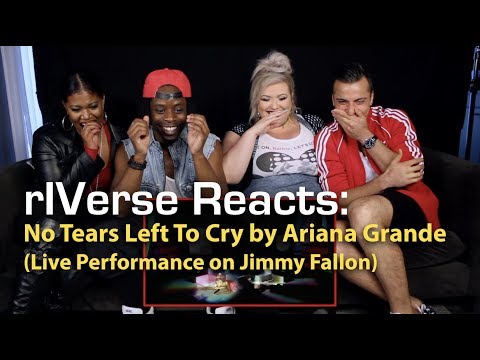 rIVerse Reacts: No Tears Left To Cry by Ariana Grande - Live Performance on Jimmy Fallon Reaction