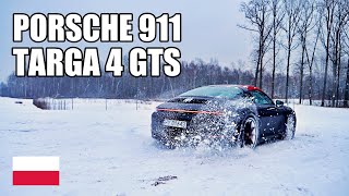 Porsche 911 Targa 4 GTS - test zimą ❄️ (PL) - test i jazda próbna