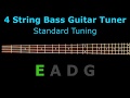 4 String Bass Guitar Tuner - Standard Tuning