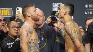 UFC 300 Ceremonial Weigh-Ins: Justin Gaethje vs Max Holloway