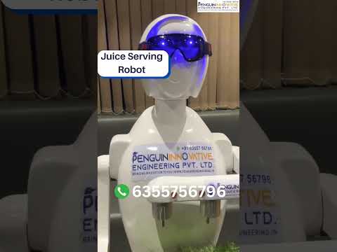 Juice serving robot