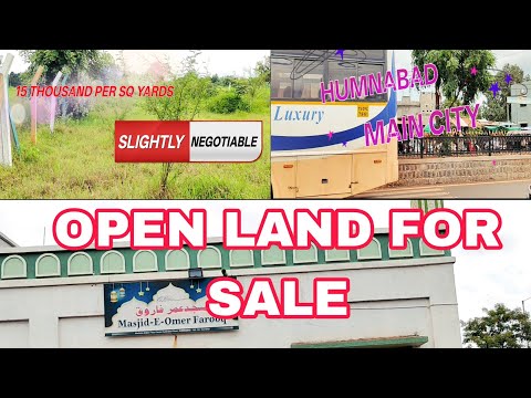 HUMNABAD OPEN LAND FOR SALE IN HUDGI VILLAGE OPEN PLOT FOR SALE REGISTERED CLEAR TITLE 