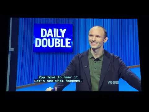 Double Jeopardy, Dane Reighard Day 3 - ANOTHER TRUE Daily Double (3rd) (11/10/21)