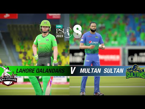 Lahore Qalandars Vs Multan Sultans | PSL 8 | Cricket 19 PC Gameplay