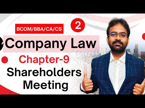 Company Law Lecture 1 CA CS BCOM BBA Chapter 1 CWG for BCOM