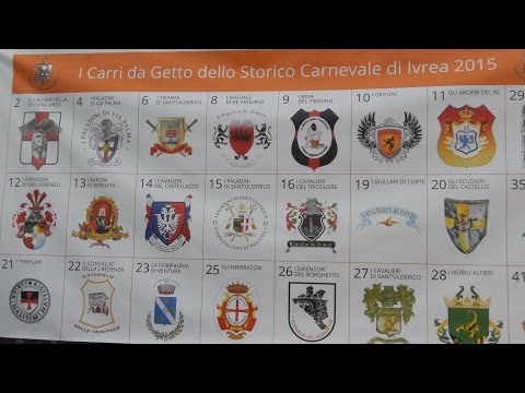 Parata carri da getto - video 1 - Carnevale Ivrea 2015
