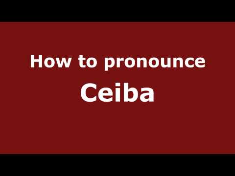 How to pronounce Ceiba