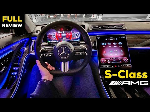 2021 MERCEDES S Class AMG NEW S500 Long Full NIGHT AMBIENT In-Depth Review Exterior Interior MBUX