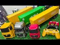 Unboxing Mobil R C Truck Kontainer Mobil Dumtruck Truk Oleng Panjang