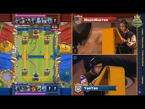 Clash Royale: CCGS World Finals MusicMaster vs Yao Yao Full game
