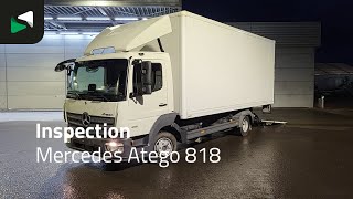 شاحنة مقفلة Mercedes-Benz Atego 818 4X2 8tonner 1500kg Ladebordwand Automatic Euro 6 | صورة 4 - Autoline