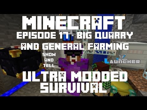 Ep 17 - Felling Turtle, General Farming, ME Crafting table - Ultra Modded Survival