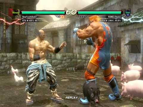 Tekken 6:   NewYorkKilla69 (Heihachi) vs. ROMEO Rocks (Marduk) HD