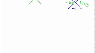 Download the video "Factor trinomial with a not 1 and two variables"