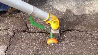 Green Flag Surface Tech Road Crack Repair Preparation pt. 1
