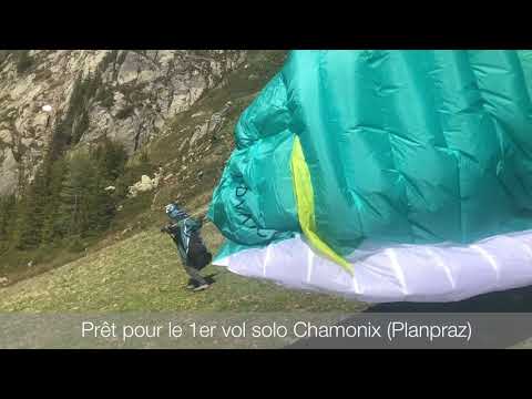 Premier gonflage et premier vol solo (plouf !) Advance Alpha7 🪂