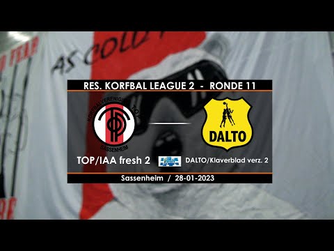 TOP/IAA fresh 2 tegen Dalto/Klaverblad Verzekeringen 2 op zaterdag 28 januari 2023