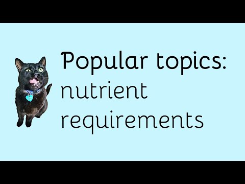 Nutrient requirements