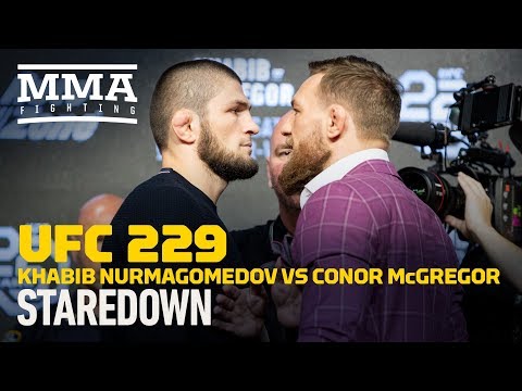Khabib Nurmagomedov vs. Conor McGregor UFC 229 Staredown - MMA Fighting