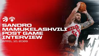 Sandro Mamukelashvili | Post Game at Knicks | April 10, 2026