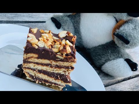 Chocolate biscuit pudding recipe ..Only 4 ingredients!