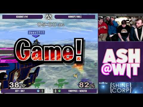 Joey + ORLY vs FannyPack + WokeFox - ASH@WIT #141 Melee Doubles Winner's Finals