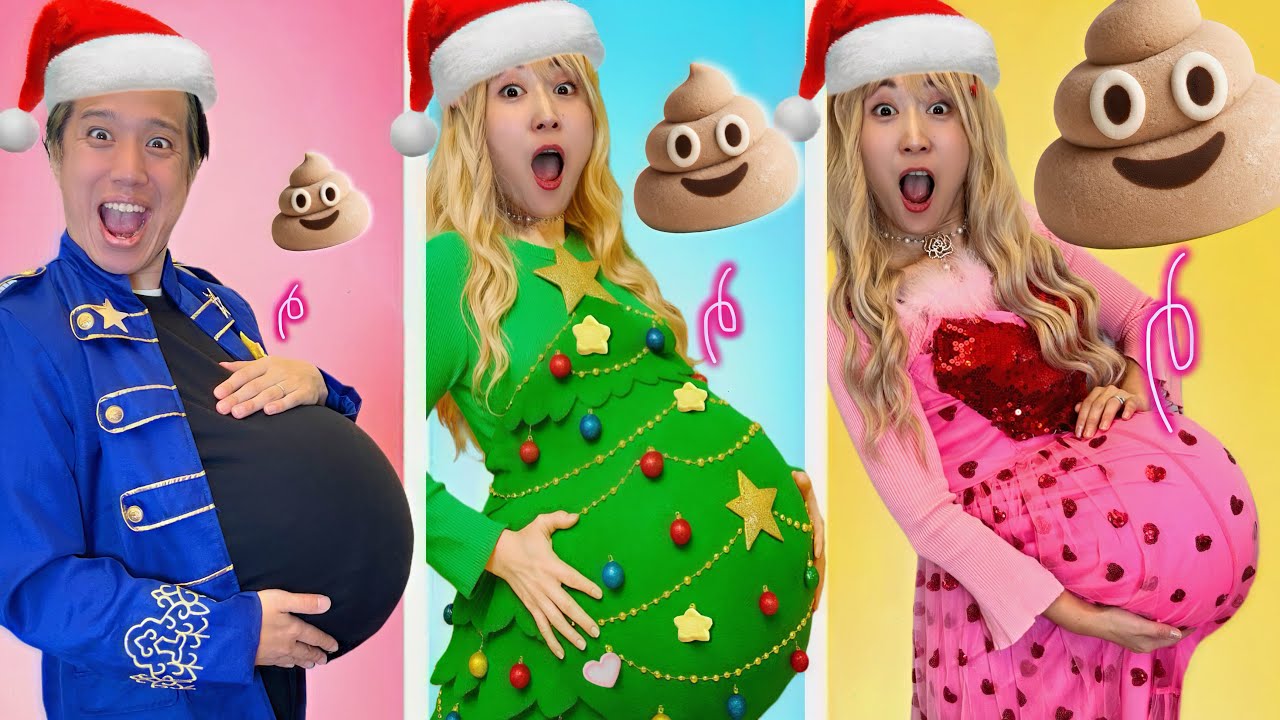 もしもクリスマスに妊娠したら？💩妊婦のプリンセスと学ぶヘルシークリスマス🎄HAPPY DOJO