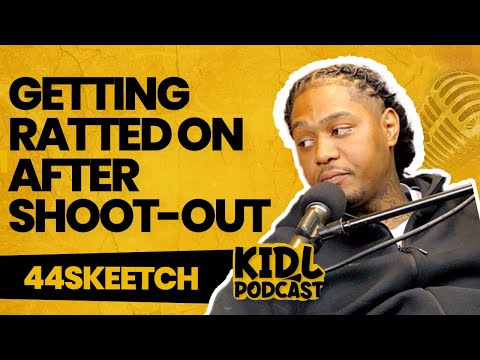 44Skeetch on Getting Snitched on After Shoot-Out, Trying to Flee! Kid L Podcast #393