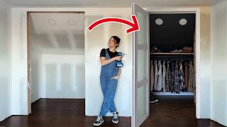 DIY SMALL CLOSET MAKEOVER