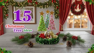 15 Best out Of Waste Christmas Tree ideas from ordinary materials | DIY Christmas craft idea 58☃️