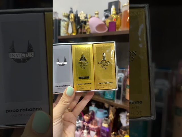Vídeo relacionado con Paco Rabanne Mini set de regalo de colonia para hombre (4 x 0.2 fl oz) variedad de viaje en miniatura