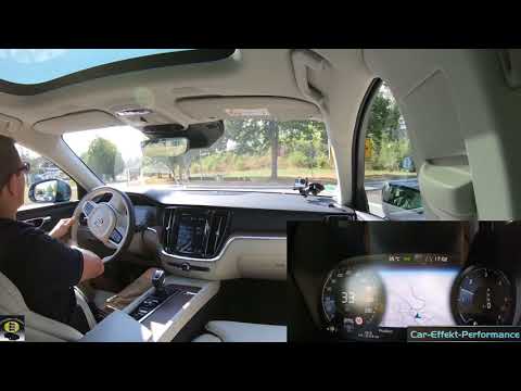Volvo V60 Assistentsysteme Testvideo, Pilotassist, Cross Traffic Alert Test, Spurhalteassistent