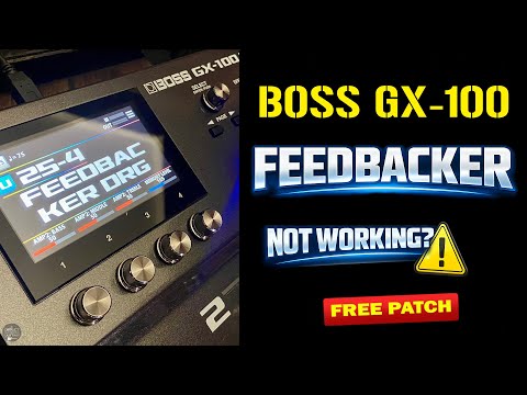 BOSS GX-100 FEEDBACKER | Sustain & Octave Sounds – Free Patch