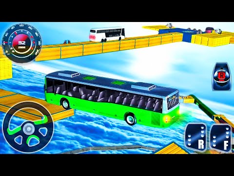 Impossible Master Bus Driving Simulator - Offroad Mega Ramp Racing - Android GamePlay