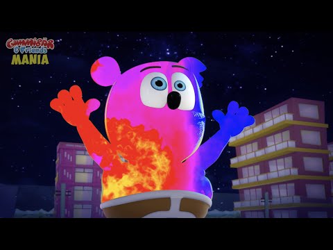 The Return of the Alien (Crazy Color Swirl Gummy Bear) - Gummy Bear Show MANIA