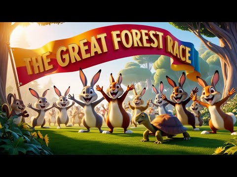 The Tortoise And The Hare + More Nursery Rhymes & Kids Songs |The Great Forest Race BedTime Stories