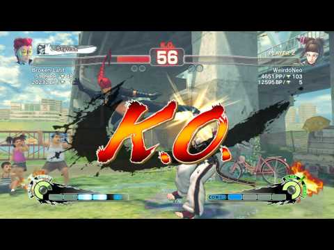 SSF4 AE Broken Latif (Viper) vs WeirdoNeo)(Juri) HD 1080p