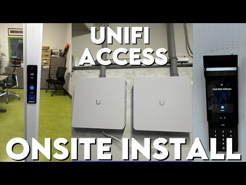 Unifi Access Onsite Installation Intercoms G2 Reader Pros Intercom Viewers