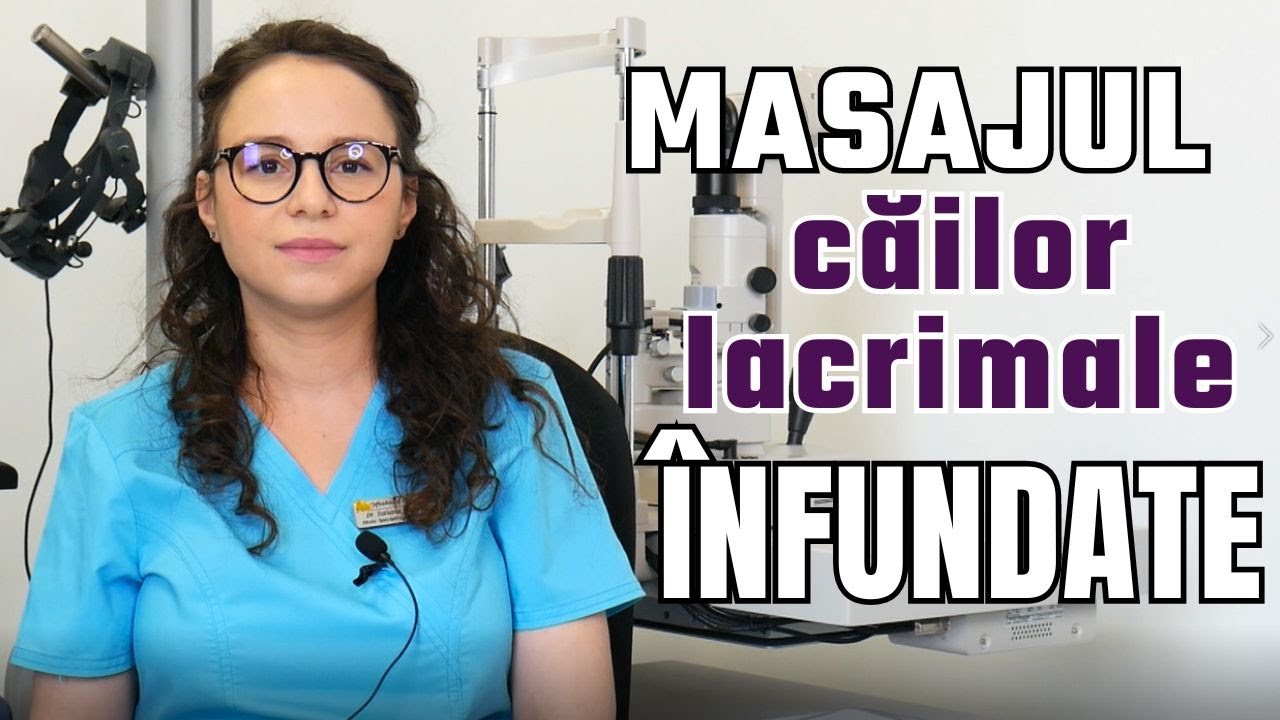 Masajul căilor lacrimale înfundate