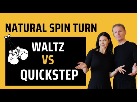 How to dance Natural Spin Turn in the Waltz VS. Quickstep