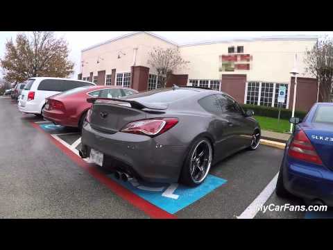 Genesis Coupe 3.8 revving with Nameless Performance exhaust