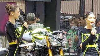 พาชม #pretty  บูธ ไทร์อัมพ์ #triumph งานมอเตอร์โชว์ 2023 ที่เมืองทองธานี