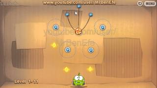 preview picture of video 'Cut The Rope 1. Cardboard Box Level 10 - 11 - 12 Walkthrough Lösung'