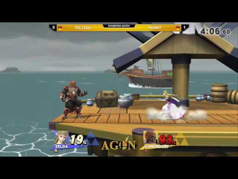 AgonTOYS - TCL | Ziev (Zelda) Vs. FireX07 (Ganondorf) - Exhibition Set - Smash 4