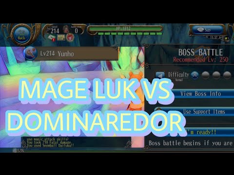 Toram Online - [SOLO]Mage LUK VS Dominaredor
