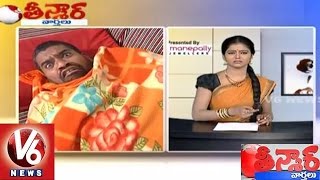 Savitri Funny Conversation with Bithiri Sathi on CM KCR Fever | Teenmaar News - V6 News