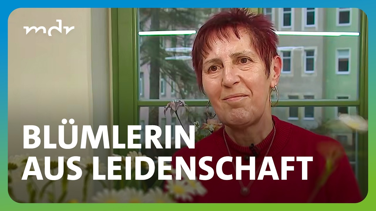 Seltener Handwerksberuf: 62-Jährige stellt in Sebnitz Kunstblumen her | MDR um 4 | MDR