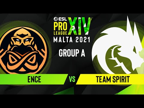 CS:GO - Team Spirit vs. ENCE [Dust2] Map 2 - ESL Pro League Season 14 - Group A