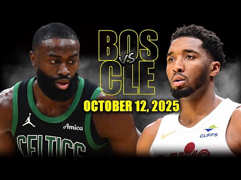 Boston Celtics vs Cleveland Cavaliers Full Game Highlights - October 12, 2025 | NBA Preseason